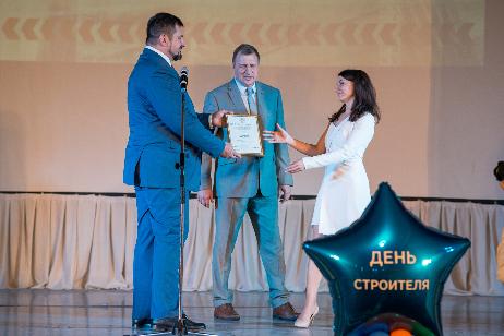 Заместитель исполнительного директора РCC Андрей Кошель принял участие в праздновании Дня строителя в Новосибирской области